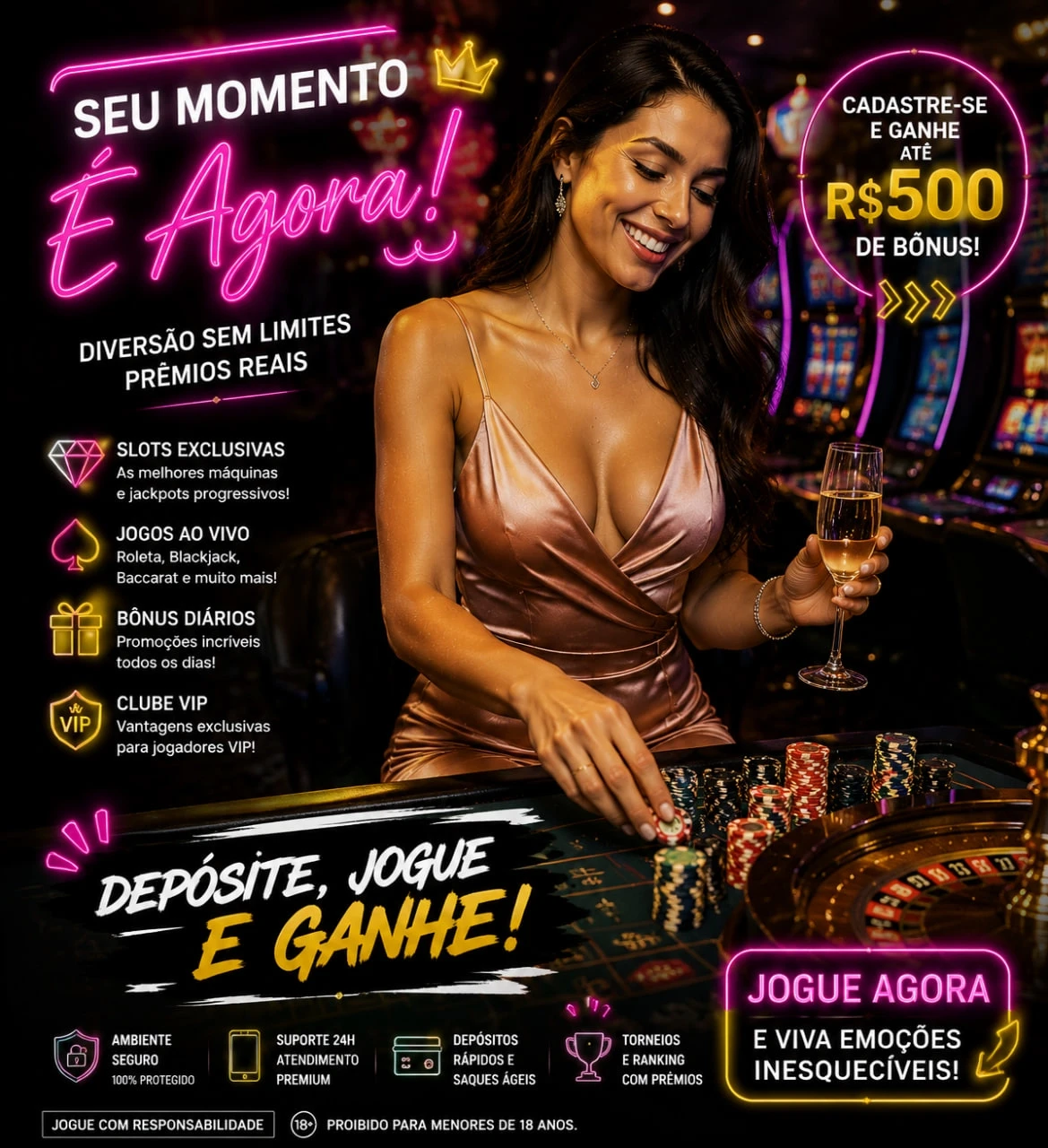 Slots online da Motivado777 com jackpots progressivos